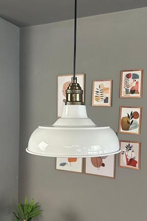 لوستر سفید فلزی Bamyum - کد 941888313