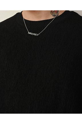 تیشرت مشکی مردانه اورسایز marrakech - کد 941889211