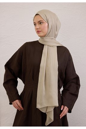 شال بژ زنانه ویسکون Fresh - کد 941898832