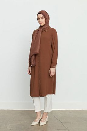 تونیک حجاب رنگی زنانه ویسکون Nihan - کد 942180394