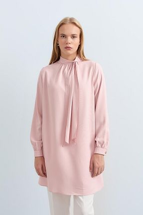 تونیک حجاب رنگی زنانه پلی استر Nihan - کد 942179580