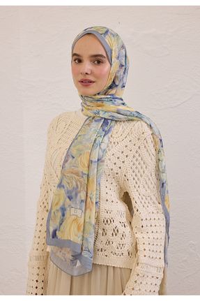 شال آبی زنانه ویسکون Fresh - کد 941926594