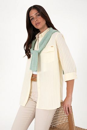 تونیک سفید زنانه بافتنی U.S. Polo Assn. - کد 941914640