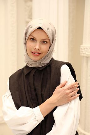روسری رنگی کرپ ساتن ابریشم Silk Home - کد 941945535