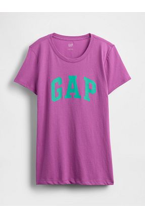 تیشرت بنفش زنانه رگولار GAP - کد 941995306