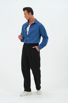 شلوار مشکی مردانه پنبه ای RELAXL - کد 937699196