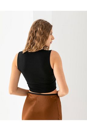 بادی مشکی زنانه یقه مربعی VUNTAL - کد 942000988