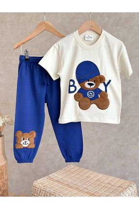 ست بالاتنه و پائین تنه رنگی بچه گانه بافت KidsSel - کد 942260365