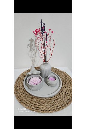 شمع طوسی Vanilya Tasarım - کد 942114885