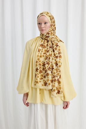 شال رنگی زنانه پنبه ای cs camellia scarf - کد 942305951