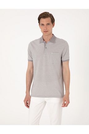 پولوشرت طوسی مردانه رگولار Pierre Cardin - کد 942300707