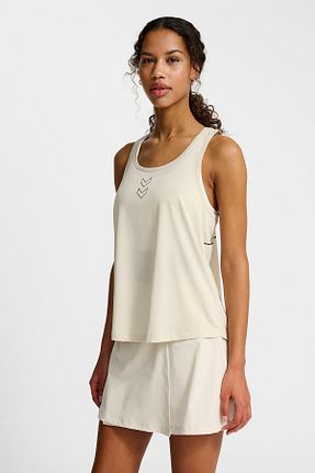 رکابی اسپرت بژ زنانه پلی استر hummel - کد 942331848