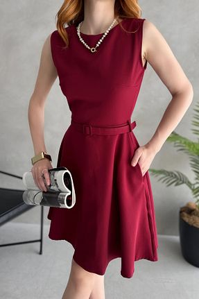 لباس زرشکی زنانه بافتنی rvano - کد 942351712