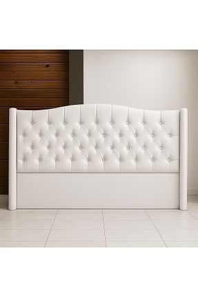 تخت / تخت پایه سفید پارچه cocodeco - کد 942400819