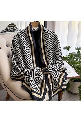 شال مشکی زنانه ابریشم lune - کد 942434870