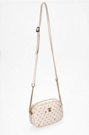 کیف دوشی بژ زنانه چرم مصنوعی Pierre Cardin - کد 936194602