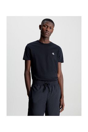 تیشرت مشکی مردانه اسلیم فیت Calvin Klein - کد 39901694