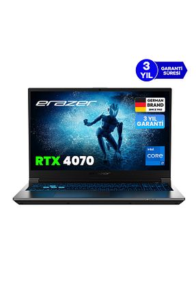 لپ تاپ گیمینگ مشکی Intel Core i7 Erazer - کد 896791707
