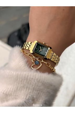 ساعت مچی زرد زنانه 20-25 میلی متر Ferrucci - کد 876302575