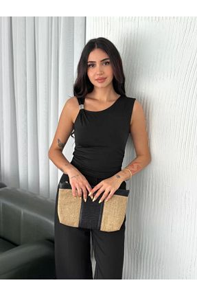 بلوز مشکی زنانه ساده Flaubert - کد 940903663
