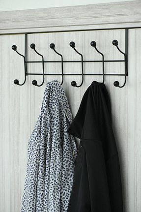 چوب لباسی مشکی فلزی Hagen - کد 940742954