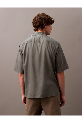 پیراهن خاکی مردانه رگولار Calvin Klein - کد 940743589