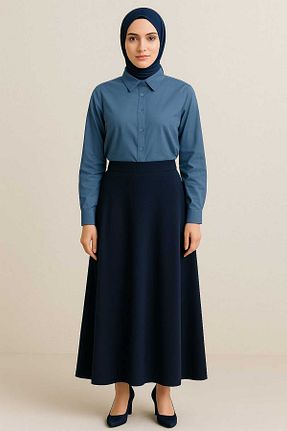پیراهن حجاب سفید زنانه اورسایز B&C AYAZ BUTİK - کد 940755481