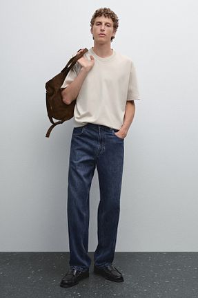 تیشرت بژ مردانه رگولار Massimo Dutti - کد 940754508