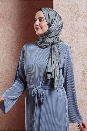 شال طوسی زنانه پلی استر Alvina - کد 857588913