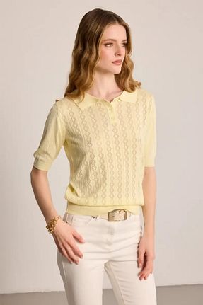 بلوز زرد زنانه Ajurlu Gusto - کد 940763640