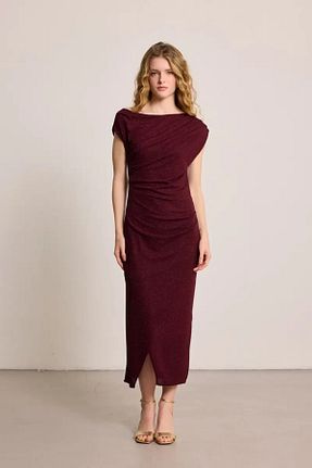 لباس زرشکی زنانه بافت Gusto - کد 940762992
