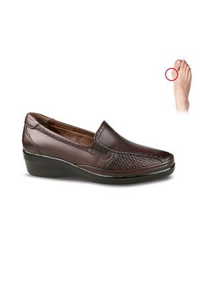 کفش کژوال قهوه ای زنانه چرم خالص Ceyo - کد 69246914