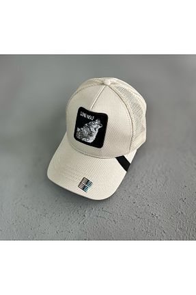کلاه بژ زنانه پنبه ای Store ışık - کد 808731165