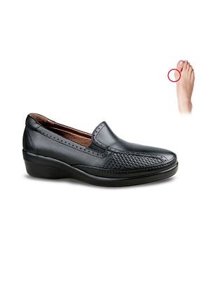 کفش کژوال مشکی زنانه چرم خالص Ceyo - کد 69247301