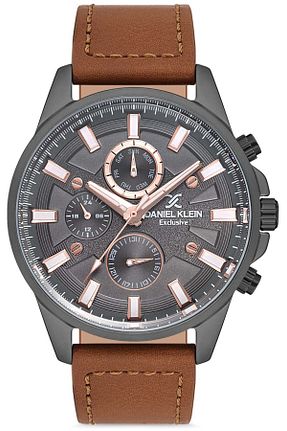 ساعت مچی قهوه ای مردانه 46-50 میلی متر Daniel Klein - کد 127150633