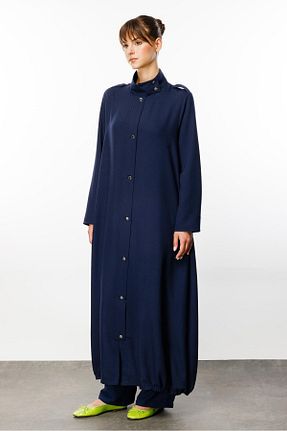 کلاه و ابایا سرمه ای زنانه پلی استر Micca - کد 921116480
