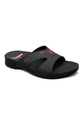 دمپائی مشکی زنانه چرم مصنوعی Ceyo - کد 5896892