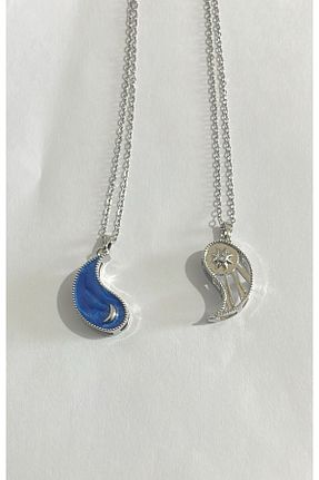 گردنبند استیل ( فولاد ) رنگی زنانه استیل ضد زنگ Esra Butik Hane - کد 940822534