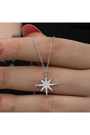 گردنبند نقره رنگی زنانه 925 عیار Gumush - کد 940830344