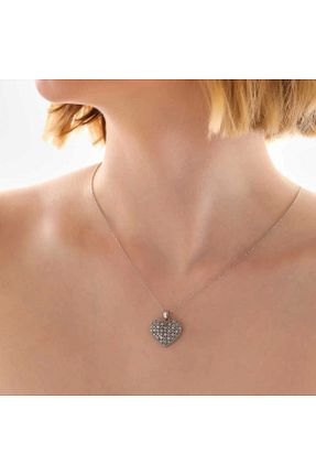 گردنبند نقره رنگی زنانه 925 عیار Gumush - کد 940828687