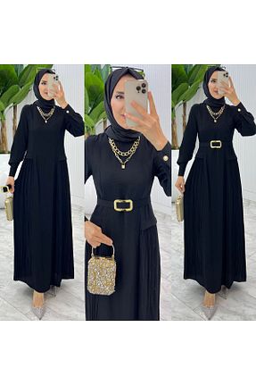 لباس مشکی زنانه کرپ FIRSTESLEM - کد 940826419