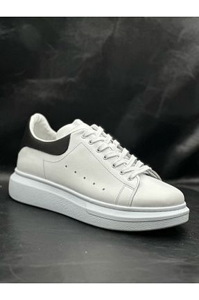 کفش کژوال سفید مردانه چرم خالص BESS SHOES - کد 940884972