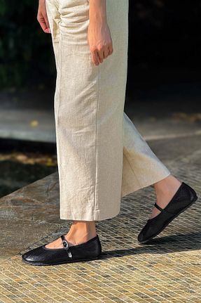 بابت مشکی زنانه چرم مصنوعی NİŞANTAŞI SHOES - کد 940899932