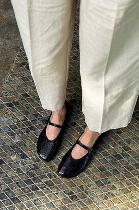 بابت مشکی زنانه چرم مصنوعی NİŞANTAŞI SHOES - کد 940899932
