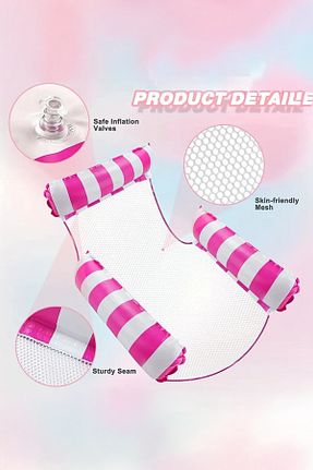 تخت خواب ساحلی صورتی craftivio - کد 941142607