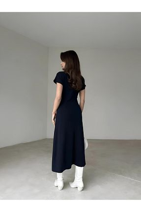 لباس مشکی زنانه بافتنی Modazun - کد 940906119