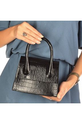 کیف دوشی مشکی زنانه چرم مصنوعی WOMEN - کد 330476135