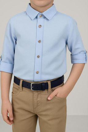 ست بالاتنه و پائین تنه آبی بچه گانه بافتنی Esterella - کد 940980562