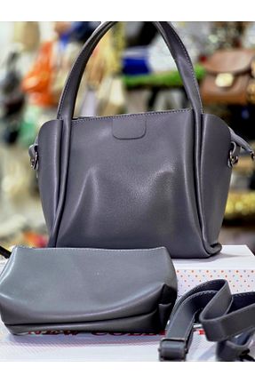 کیف دستی طوسی زنانه سایز متوسط ÇANTAEKS - کد 940922318