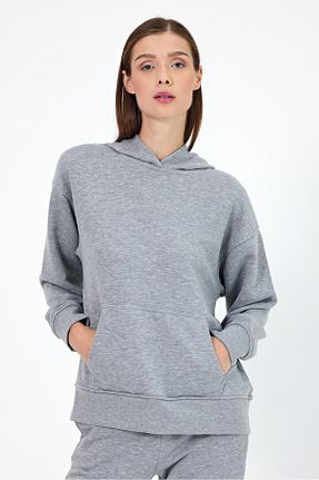 سوئیشرت طوسی زنانه ساده VENA - کد 849286645